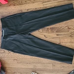 Banana Republic Avery cut Cropped Metallic Black Pants